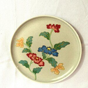 Vintage Hand Painted Russel Wright Plate Signed 10"